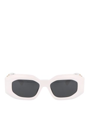 VERSACE: Lunettes de soleil - Lunettes De Soleil - Blanc