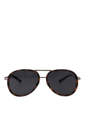 VERSACE: Sonnenbrillen - Sonnenbrille - Braun