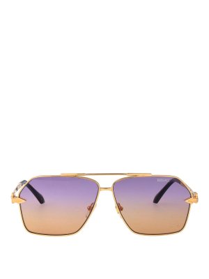 VERSACE: サングラス - サングラス - 金