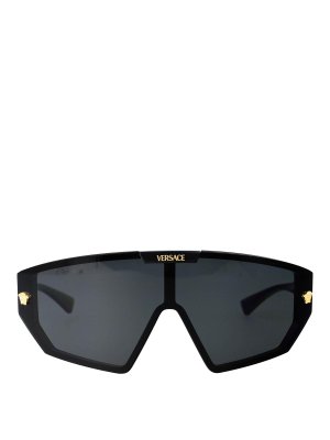VERSACE: Sonnenbrillen - Sonnenbrille - Schwarz