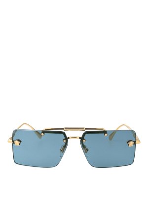 VERSACE: Gafas de sol - Gafas De Sol - Dorado