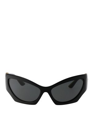VERSACE: Lunettes de soleil - Lunettes De Soleil - Noir