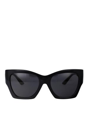 VERSACE: Lunettes de soleil - Lunettes De Soleil - Noir