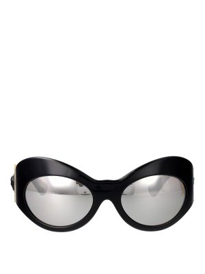 VERSACE: Lunettes de soleil - Lunettes De Soleil - Noir