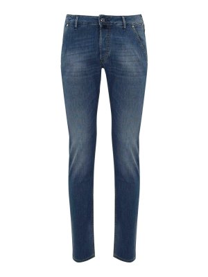 HANDPICKED: Bootcut - Bootcut Jeans - Jeansblau