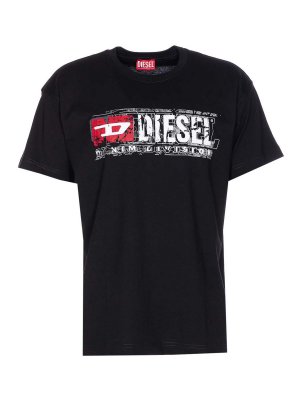 DIESEL: T-shirts - T-Shirt - Noir