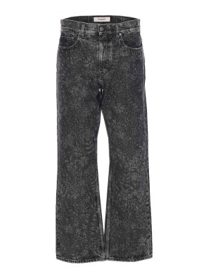 GOLDEN GOOSE: Bootcut - Bootcut Jeans - Schwarz