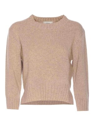 LOULOU STUDIO: クルーネック - クルーネック - ベージュ