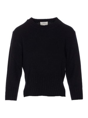 LOULOU STUDIO: クルーネック - クルーネック - 黒