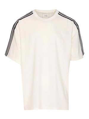 Y-3: Camisetas - Camiseta - Blanco