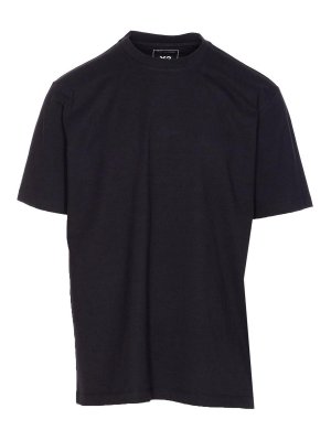 Y-3: Camisetas - Camiseta - Negro