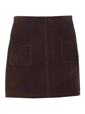 ZADIG&VOLTAIRE: Knielange und Midi Röcke - Midirock - Braun