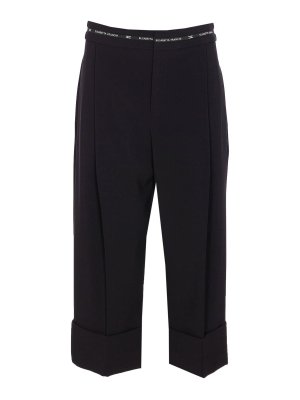 ELISABETTA FRANCHI: casual trousers - Logo Pants