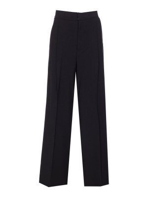 TWINSET: Pantalons casual - Pantalons Décontractés - Noir