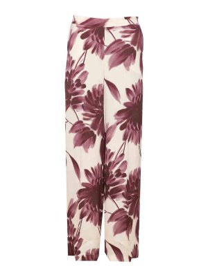 TWINSET: pantaloni casual - Pantaloni floreali