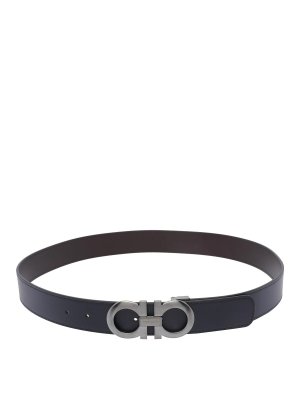 FERRAGAMO: Gürtel - Gürtel - Schwarz