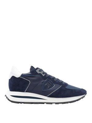 PHILIPPE MODEL: trainers - Blue Tropez Haute Sneakers