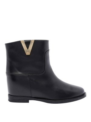 VIA ROMA 15: ankle boots - Black V Booties