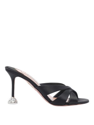 Aquazzura: court shoes - Kiss Me Quick Crystal Pump Sandals