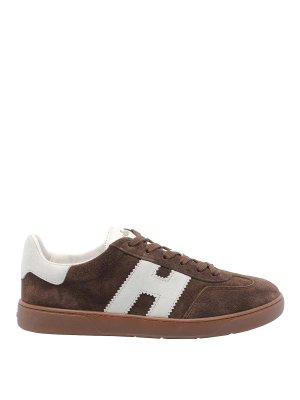 HOGAN: Chaussures de sport - Baskets - Marron