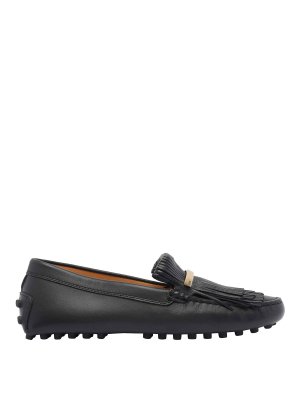 TOD'S: Mocassins & Chaussures bateau - Mocassins - Noir