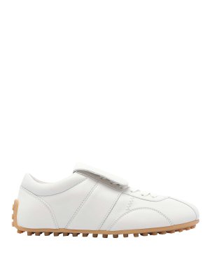 TOD'S: trainers - White T-Marathon Sneakers