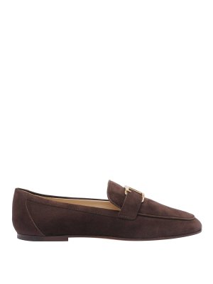 TOD'S: Mocassins & Chaussures bateau - Mocassins - Marron