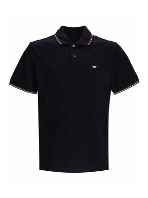 EMPORIO ARMANI: Pull col rond - Pull Col Rond - Bleu