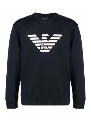 EMPORIO ARMANI: Sweatshirts und Pullover - Sweatshirt - Blau