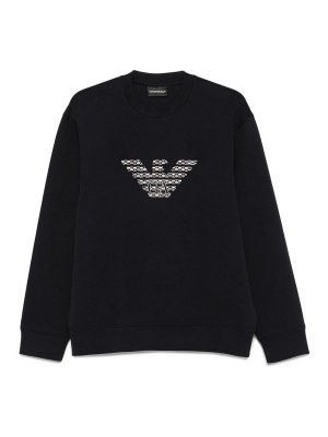 EMPORIO ARMANI: Sweatshirts und Pullover - Sweatshirt - Blau