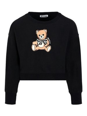 MOSCHINO: クルーネック - クルーネック - 黒