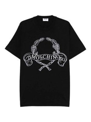 MOSCHINO: Camisetas - Camiseta - Negro