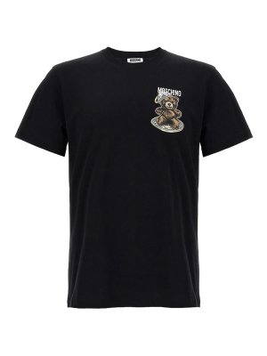 MOSCHINO: Camisetas - Camiseta - Negro