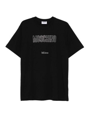 MOSCHINO: Camisetas - Camiseta - Negro