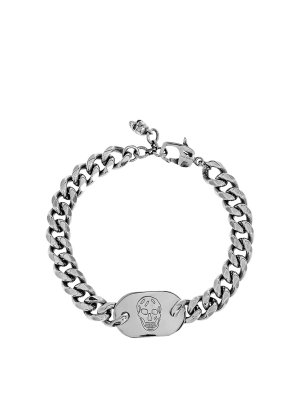 Alexander Mcqueen Ring - Silver - Men | 760664J160Y0446