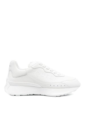 ALEXANDER MCQUEEN: Chaussures de sport - Baskets - Blanc