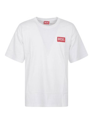 DIESEL: maglia collo a barchetta - Maglia