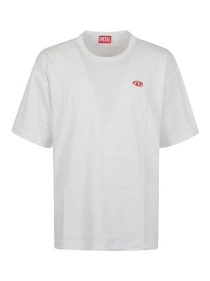 DIESEL: maglia collo a barchetta - Maglia