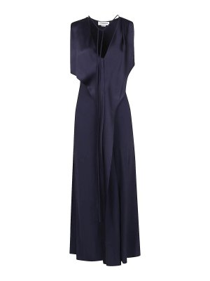 VICTORIA BECKHAM: Robe longueur genou - Robe Au Genou - Bleu