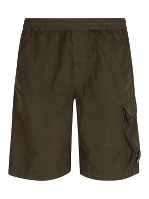 C.P. COMPANY: Hosen Shorts - Shorts - Grün