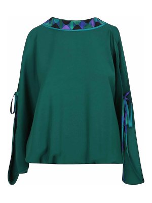 EMILIO PUCCI: ブラウス - ブラウス - 緑