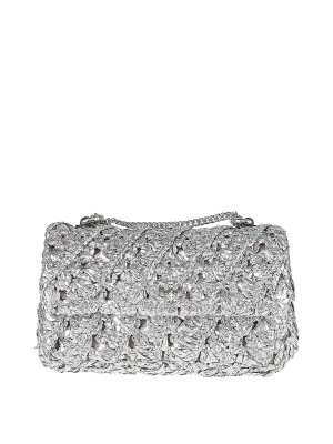 TORY BURCH: クロスボディバッグ - クロスボディバッグ - 銀