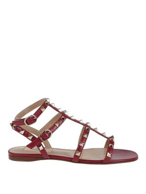 VALENTINO GARAVANI: Sandales - Sandales - Or Blanc