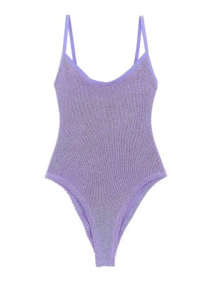 HUNZA G: Maillots une pièce  - Maillot De Bain - Violet