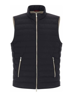 BRUNELLO CUCINELLI: Westen - Weste - Blau