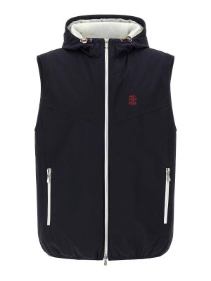 BRUNELLO CUCINELLI: Westen - Weste - Blau