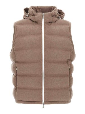 BRUNELLO CUCINELLI: Gilets tricot - Gilet - Beige