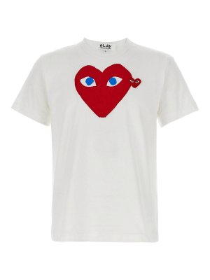 Comme des Garçons Play: Camisetas - Camiseta - Rojo