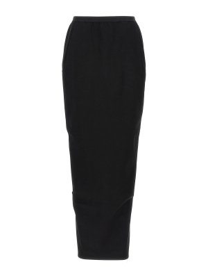 RICK OWENS: Long skirts - Soft Pillar Long Skirt