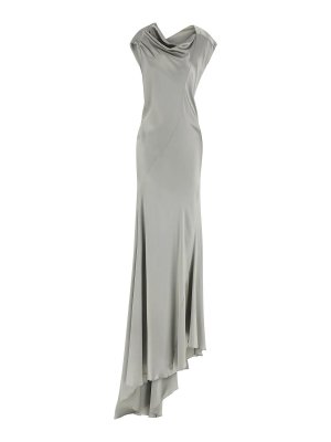 ALBERTA FERRETTI: Vestidos media pierna - Vestido Midi - Gris